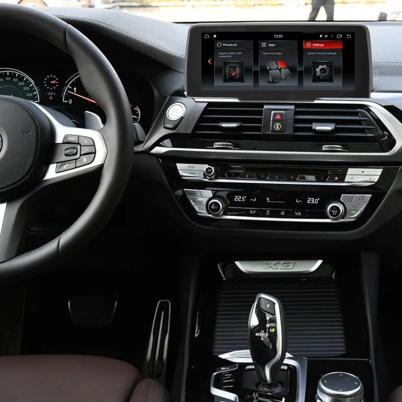 Perfect Auto Multimedia Player for BMW X3 G01 X4 G02 2018 EVO System 10.25" Screen Android 8.1 PX6 Six Core WIFI BT Car GPS Navigation 4