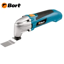Машина шлифовальная угловая Bort BMW-200-P(Мультитул)(Мощность 200 Вт, 23000 об/мин холостого хода, размер подошвы 80 мм