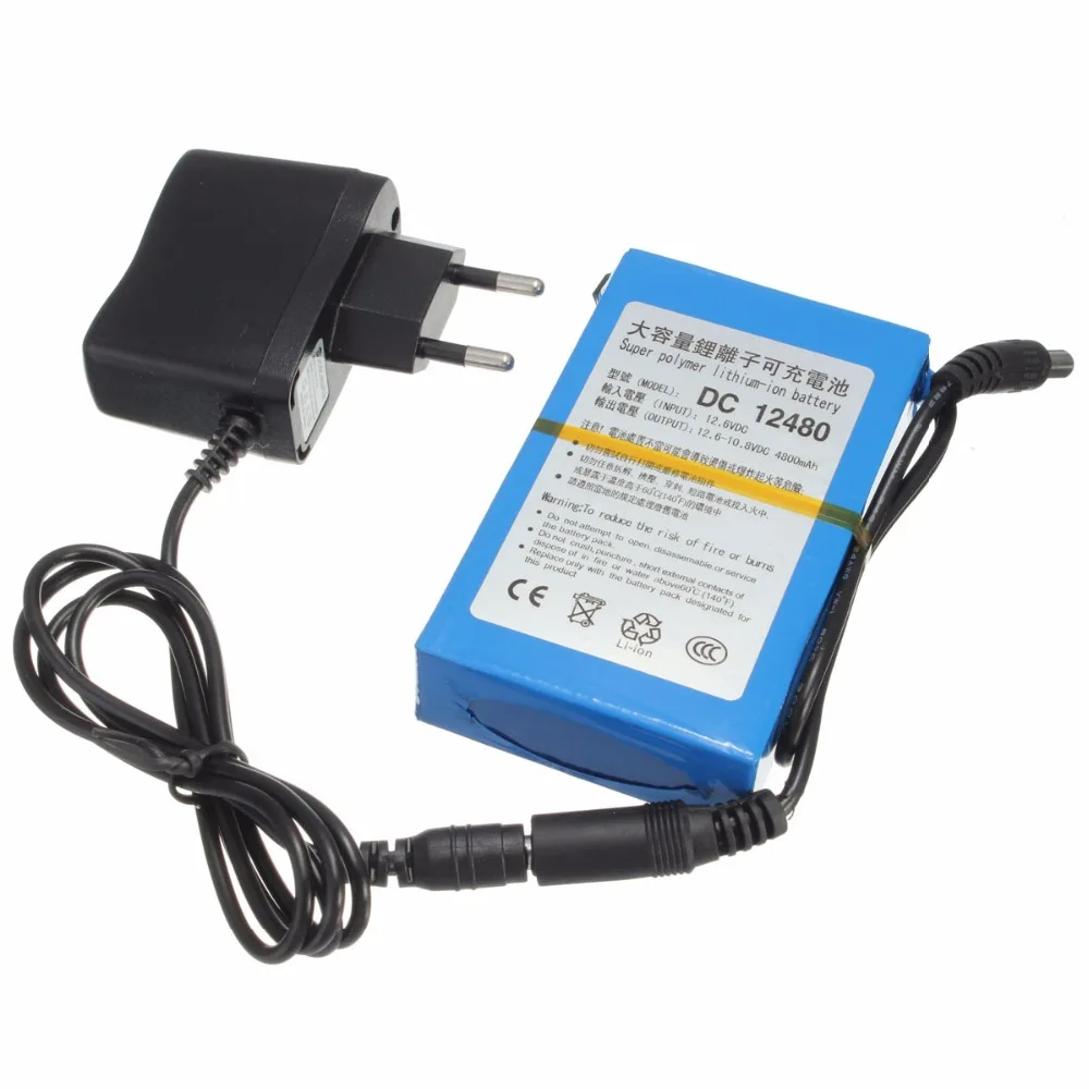 Batería recargable DC 12V. 4800 mAh.