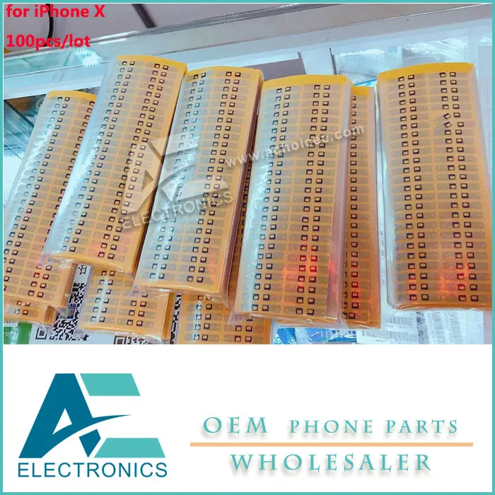 

for iPhone X Sensor Touch Adhesive Stickers on LCD Display Touch Screen Stickers 100pcs/lot