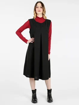 

Mixed wool Dress black