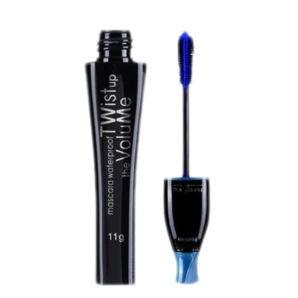 1Pc Silicone Eyelash Brush Color Mascara Volume Lengthening Curling Eye Mascara Black Blue