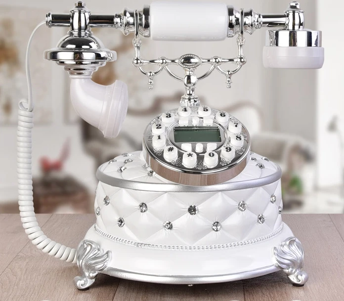 

Antique Fashion classical phone american style quality telephone Handsfree/blue Backlit/Caller ID