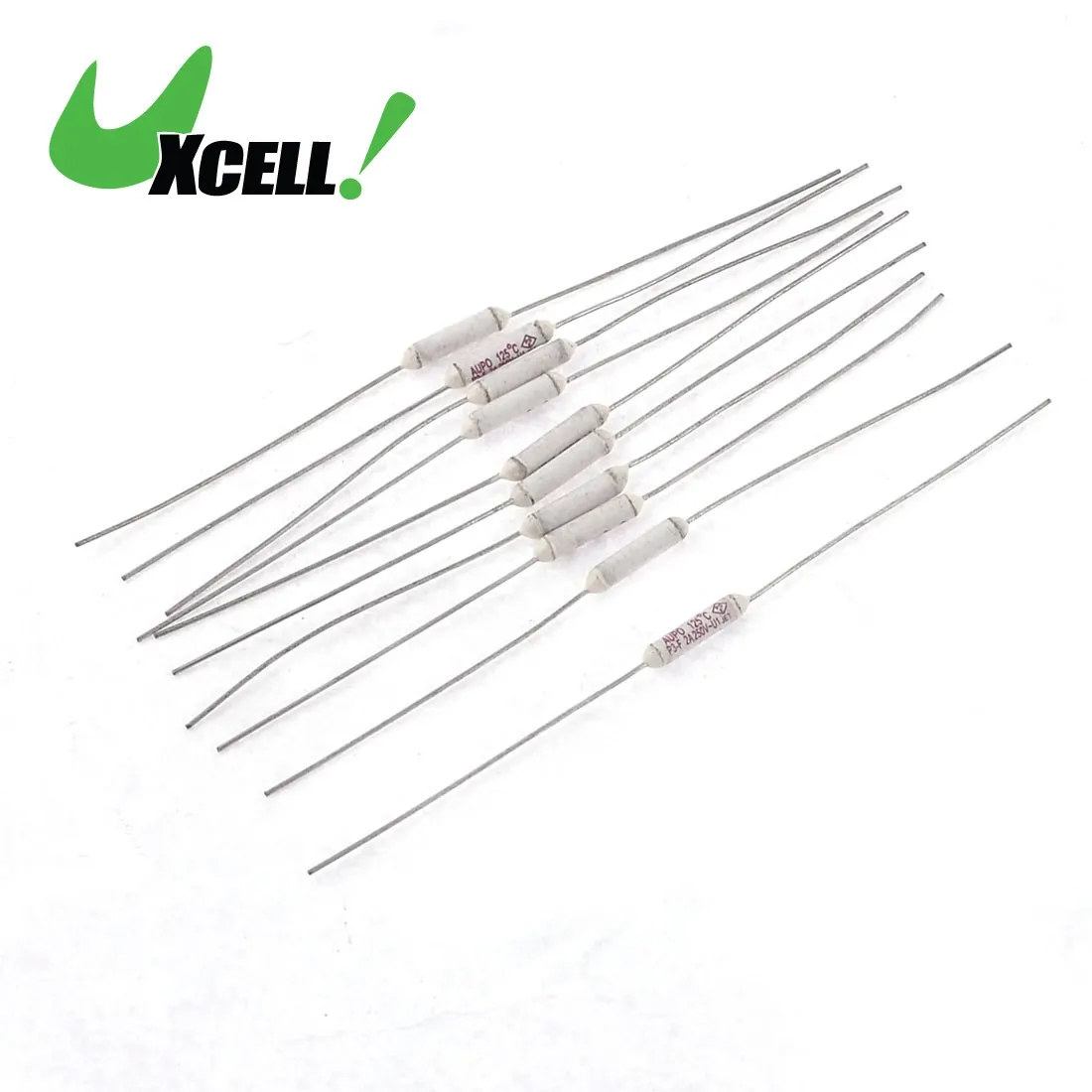 10 шт./лот 250 В 2 А 125 градусов по Цельсию|thermal fuse|250v 2atemperature fuse |
