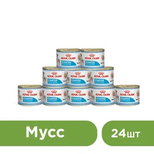 Royal Canin Starter Mousse консервы для щенков до 2 месяцев и сук(мусс), 24*195 г