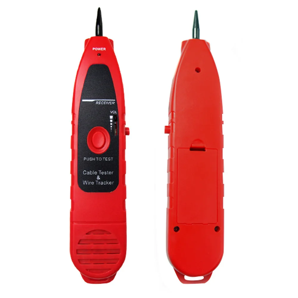 Цифровая сеть LAN мониторинг кабельный тестер ЖК-провода дефектоскоп телефонной линии ошибка коаксиальный BNC USB RJ45 RJ11 красный цвет