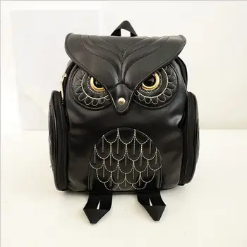 

Fashion Women Cute Owl Backpack Newest Stylish PU Leather Female Hot Sale Woman Teenagers School shoulder bag Mochila Feminina