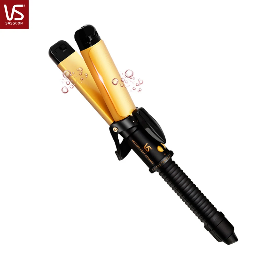 

SASSOON Curler & Straightener Hair Care Styling Iron Curling Ceramic Wave Styling 15s Preheat Styling Tools Straightening Hair