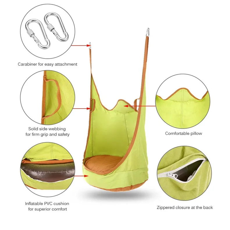 Детская сумка, качели для детей, кресло-качалка, спальный мешок, гамак, для сидения в помещении, для улицы, для игровой площадки, надувная подушка, кресло