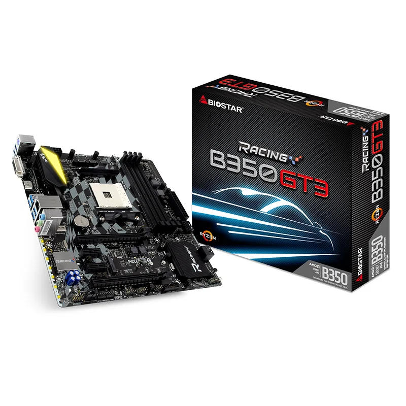 BIOSTAR super Game Racing Motherboard Computer B350GT3 For