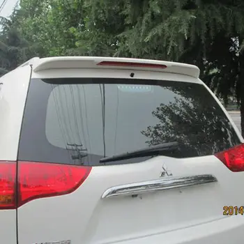 

ABS Plastic Unpainted Primer Tail Wing Rear Spoiler For Mitsubishi Pajero Montero 2009-2016 Rear Wing Spoiler With Led Light