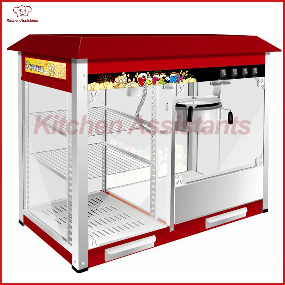 

VBG898 8OZ Popcorn Machine and Warming Showcase Electric 220 Volt Commercial
