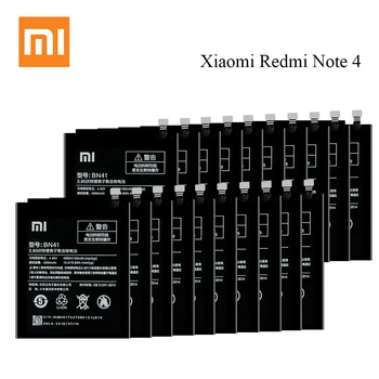 

20pcs Original Battery BN41 for Xiaomi Hongmi Note 4 Redmi Note4 4000mAh Internal Batteria Akku Top Quality