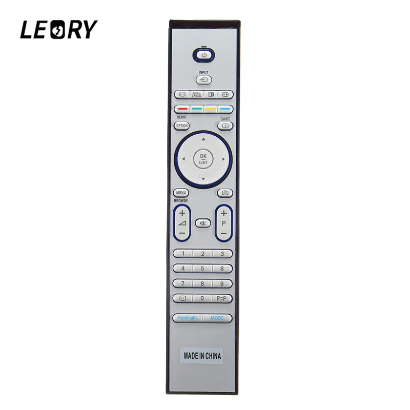 

LEORY TV Remote Control Replacement Remote Controller For Philips TV LED EVD PFL RC4401/01 4404 4420 4703
