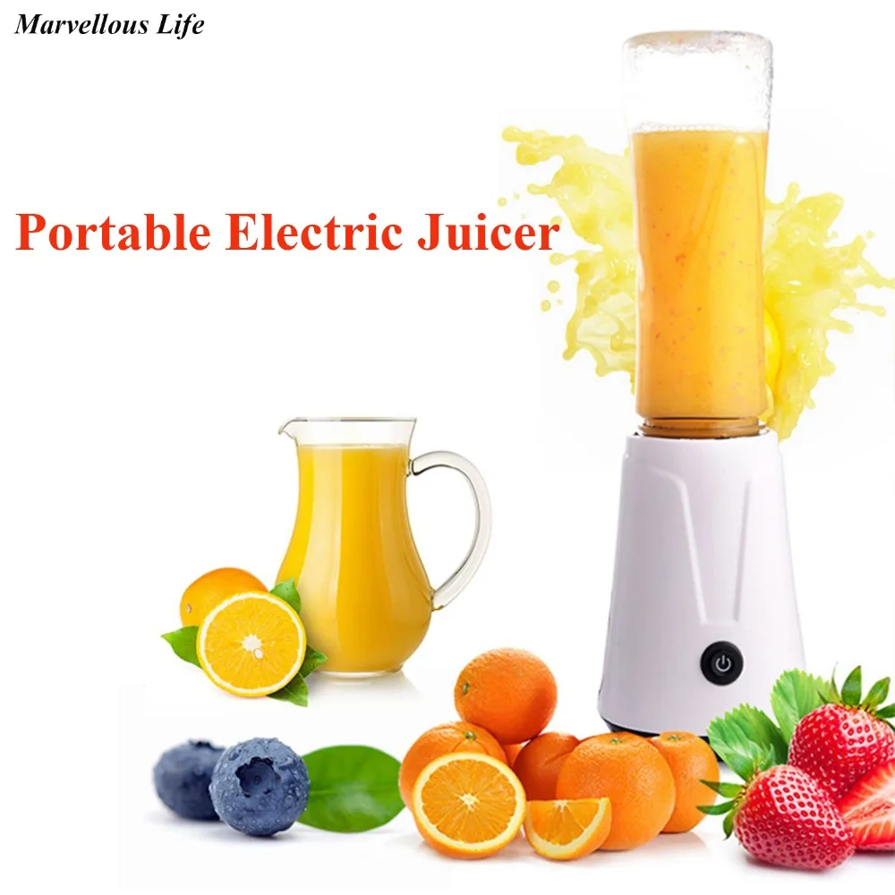 

Portable Electric Juicer Machine Smoothie Blender Fruit Baby Food Milkshake Mixer Meat Grinder Multifunction Redmond Slow Juicer