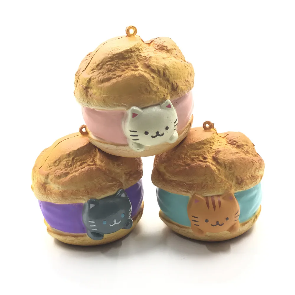Японский NIC sakura cat creampuff мягкий медленно поднимающийся и мягкий оригинальная упаковка мягкие игрушки