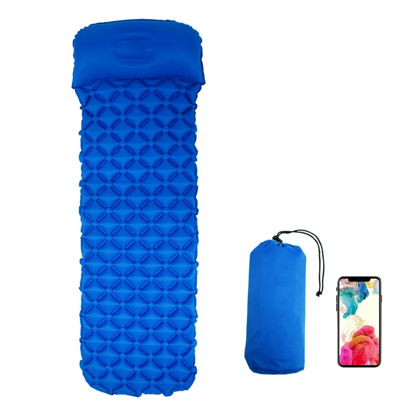 Inflatable Pad Mat with Pillow Outdoor Air Inflatable Sleeping Pad with Pillow Hiking Camping Mat Mattress Inflatable Pad Mat with Pillow Outdoor Air Inflatable Sleeping Pad with Pillow Hiking Camping Mat Mattress