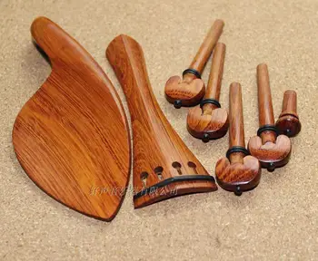 

2 set Beautiful Nepal Rosewood violin 4/4 accessories, perfect workmanship
