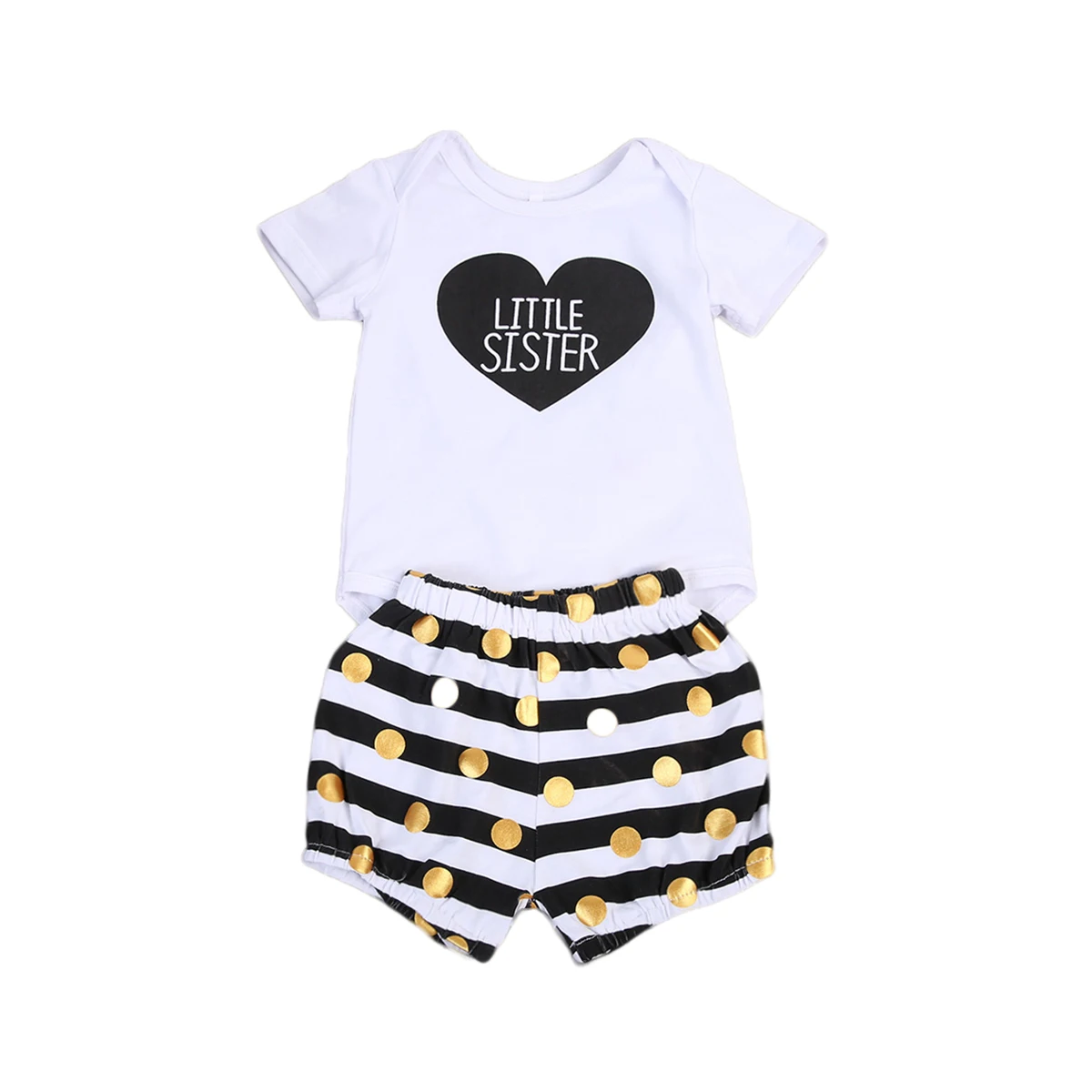 Комплект одежды Emmababy для маленьких девочек 2 шт./компл. футболка с коротким