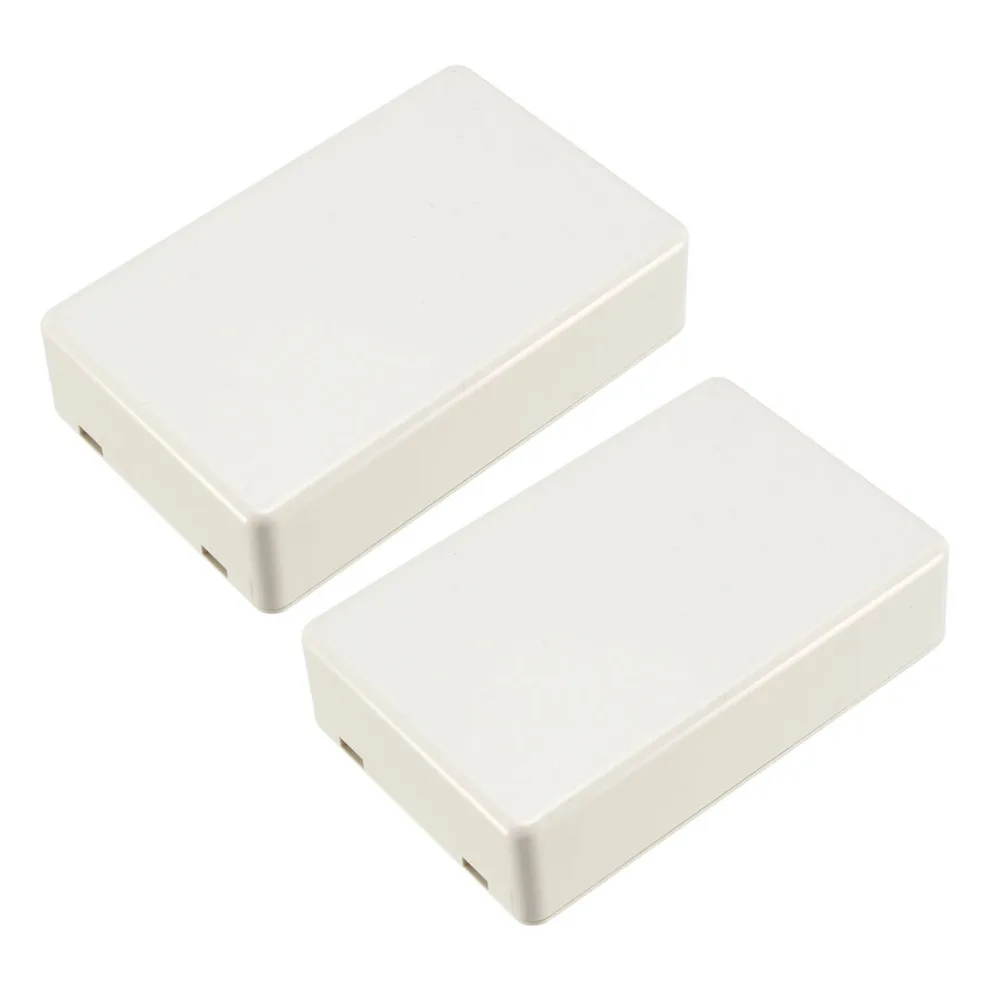 

Uxcell ABS Electronical Plastic DIY Project Junction Box 70 x 45 x 18mm / 71 x 41 x 23mm Enclosure Shell White 2pcs/lot