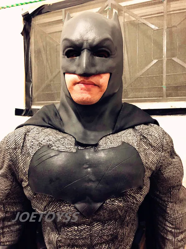 Batman Rubber Cowl Mask - Dawn of Justice, Batman v Superman, Justice League Cosplay Helmet image 6
