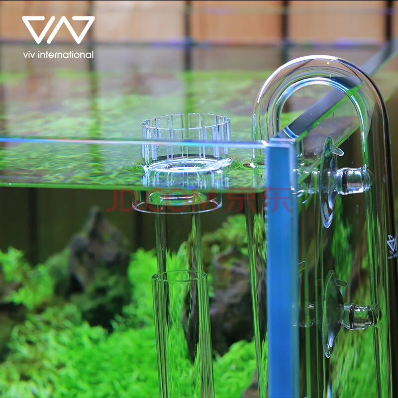 

VIV skimmer glass inflow for aquarium remove oil film