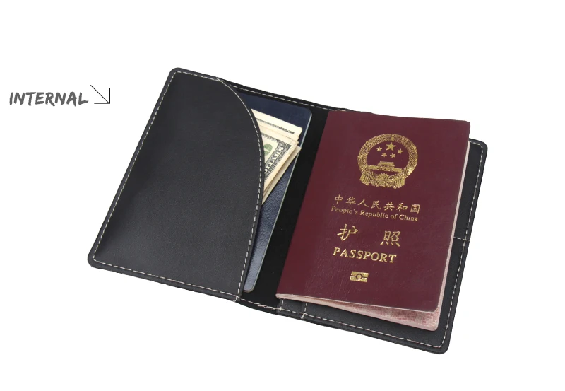 Zongshu натуральная кожа Обложка для паспорта Высокое качество мягкий кожаный держатель для карт для проездных документов женский дизайнерский чехол для карт