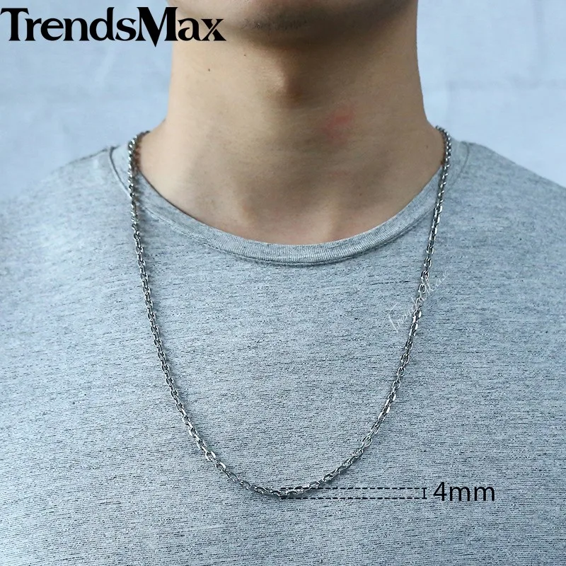 Мужская цепочка из нержавеющей стали 3/4/6/8 мм|necklace chain|mens necklace chainchain stainless steel |