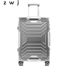 20,24, 28 Дюймов Алюминия Рамки Сумки на колёсиках Hardside сумка тележка Универсальный бизнес колеса багажник чемодан