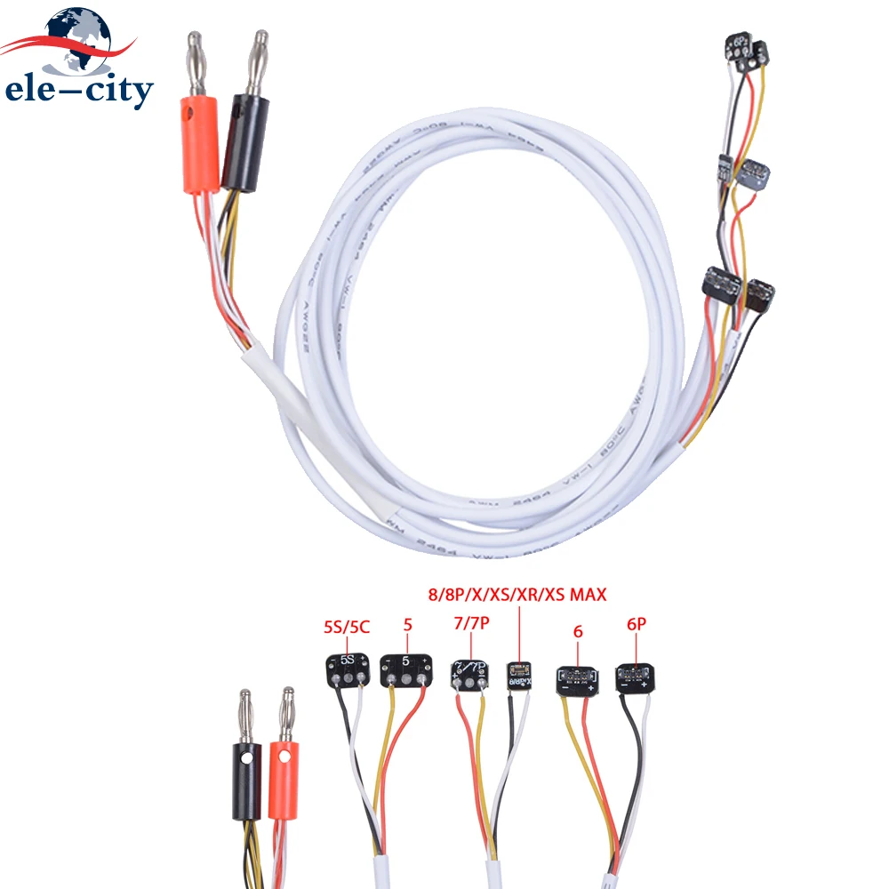 

Mobile Phone Repair Tools Power Data Cable Current Test Cable Supply Boot line for iPhone 5 5C 5 6 6S 7 8 Plus/X/XS/XR/XS Max