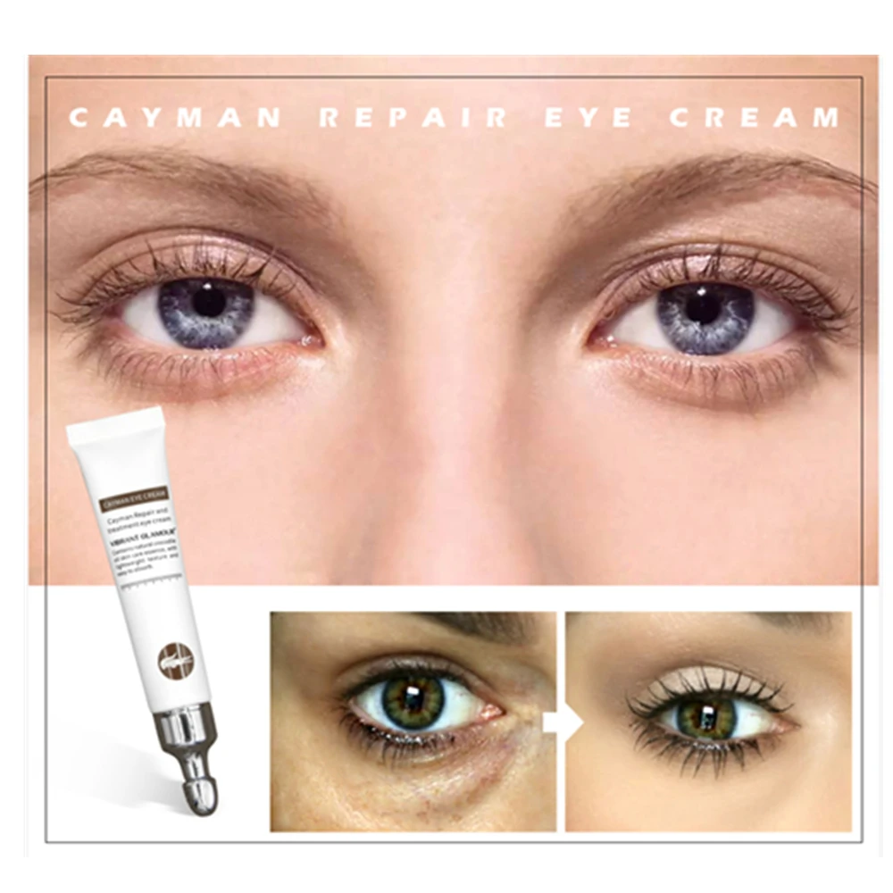 

VIBRANT GLAMOUR Crocodile Anti-aging Eye Cream Hyaluronic Acid Essence Eye Bags Removal Dark Circles Against Eye Serum TSLM2