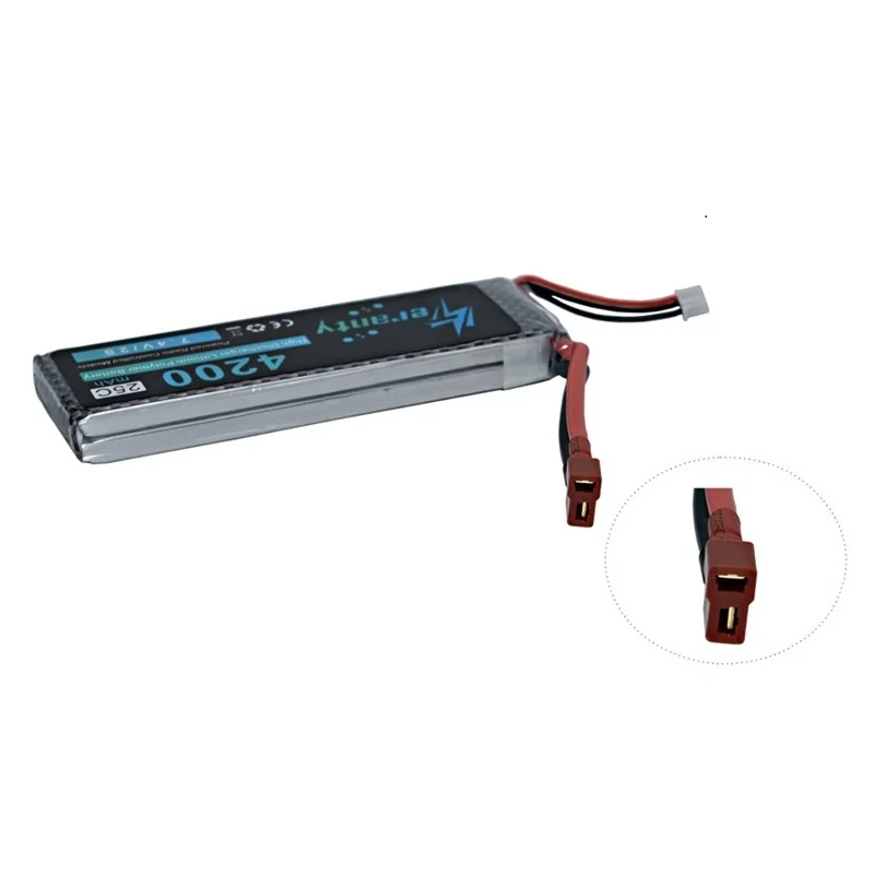 Billige Tamiya Anschlüsse 7,4 V 4200mAh 25C 35C 2S LiPo Batterie für RC Flugzeug Hubschrauber Auto Boot 2S 4200 mah 7,4 V Lipo Batterie T XT60