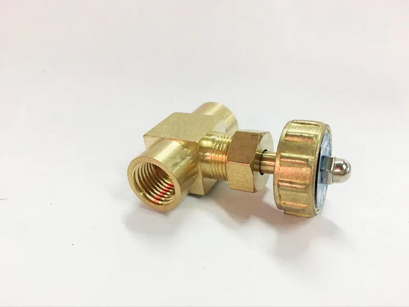 Латунный игольчатый клапан BSP 1/4 &quotI/D бесплатная доставка | Обустройство дома
