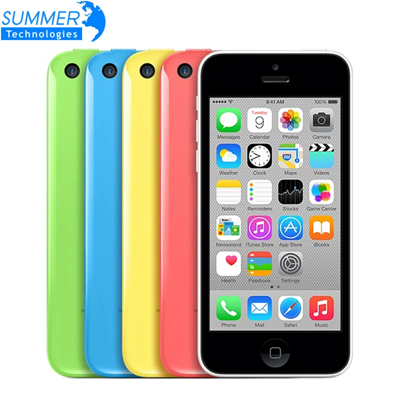 bilder für Original Entsperrt Apple iPhone 5C Handys 16 GB 32 GB Dual Core WCDMA WiFi GPS 8MP Kamera 4,0 "Handy bilder für Original Entsperrt Apple iPhone 5C Handys 16 GB 32 GB Dual Core WCDMA WiFi GPS 8MP Kamera 4,0 "Handy