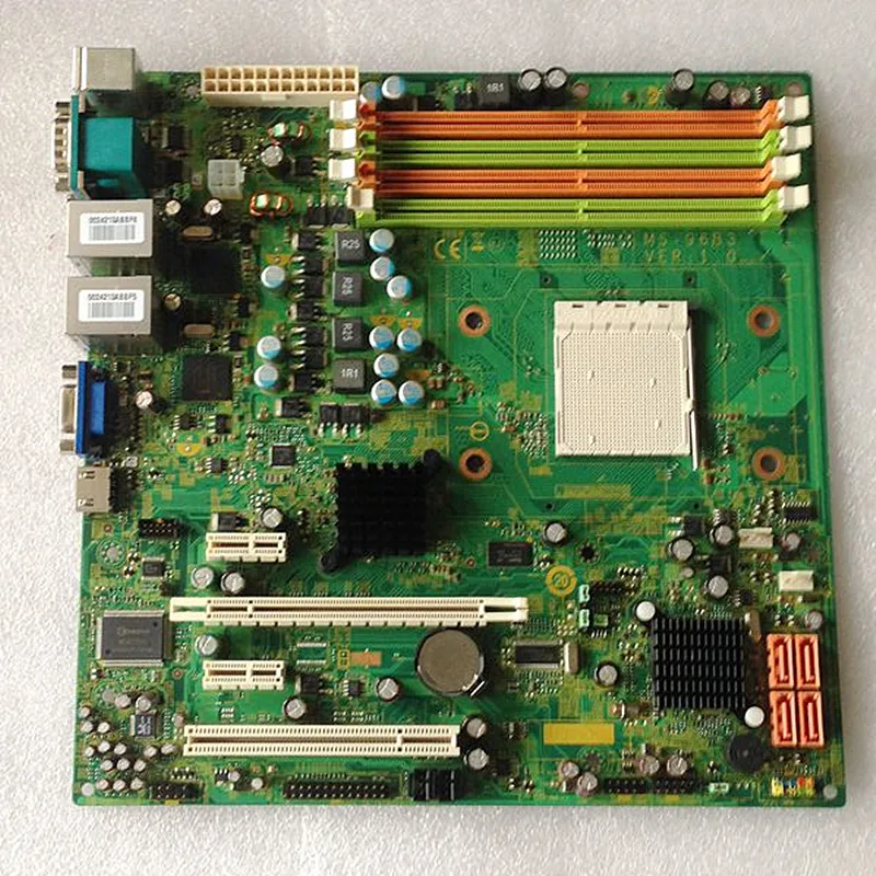 Б/у оригинальная материнская плата для сервера MSI AM2 pin DDR2 ATI RS690 | Компьютеры и офис