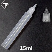 1 шт. 15 мл пустая пластмассовая Бутылка для жидкости электронная сигарета бутылки для жидкости пустая бутылка для жидкости для электронных сигарет для электронных кальян Vape ручка