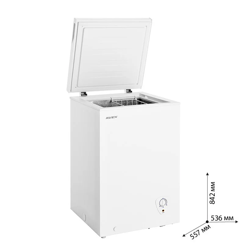 Морозильный ларь AVEX CF 150 135 л А+ класс зимняя защита до 15 сохранение холода