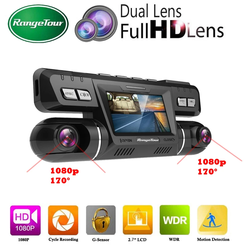 

Car DVR Video Vehicle Dash Camera Wifi Recorder Novatek 96660 Dashcam Dual Lens Full HD 1080P 170 Degree RangeTour Dashboard