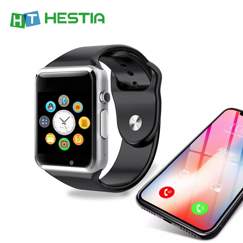 HESTIA A1 наручные часы Bluetooth Смарт часы спортивные Шагомер с сим-камерой Smartwatch для Android HUAWEI Apple samsung часы