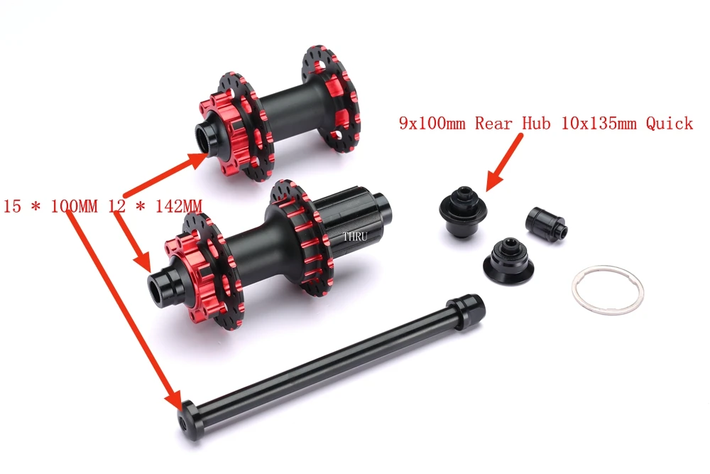 SUGEK велосипедные ступицы XX90 серый 32 отверстия CNC Алюминий MTB дисковый тормоз ПЕРЕДНЯЯ СТУПИЦА 9x100 мм Задняя Ступица 10x135 мм быстрый выпуск и 15*100 м