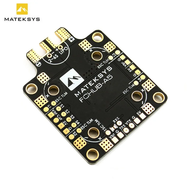 Новые matek системы FCHUB A5 184A Датчик тока 5V 2A BEC 2-6S PDB для RC мультикоптера модели