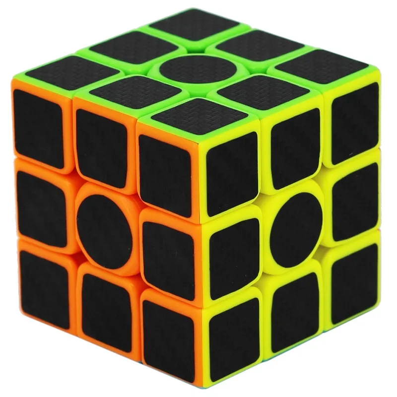 

Z CUBE Carbon Fiber Sticker Speed 3x3x3 Magic Cube Magico 3*3*3 Educational Brain Teaser Educational Toys For Children Adult