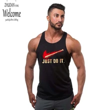 Men Tank Tops JUST BREAK Bodybuilding gyms Fitness Men Vest Brand Clothing Sleeveless Shirts O-Neck tank top workout