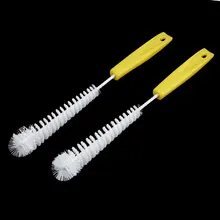 Uxcell автомобиль ясно инструмент желтый ручка колесо шина колесный щетка для мытья очиститель комплект 2 предмета