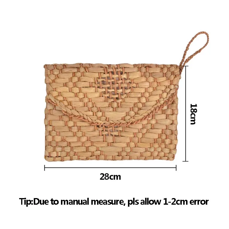 Women Fashion Clutch Bag INS Popular Female Summer Straw Bags Travel Lady Casual Handbag Holiday Handmade Knitted Bolsa SS3244 (2)