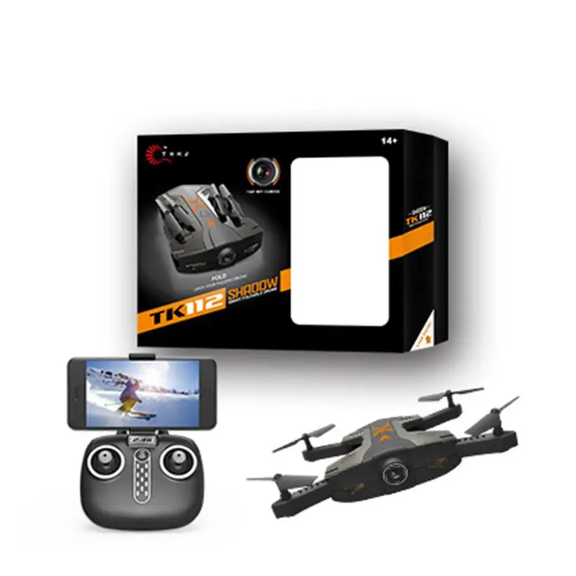 

TK112HW Portable Foldable HD 720P Camera 2.4G 4CH 6-Axis WIFI FPV RC Quadcopter IUNEED TOY Store