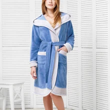 Халат женский Sova& Javoronok Sport, велсофт, джинс