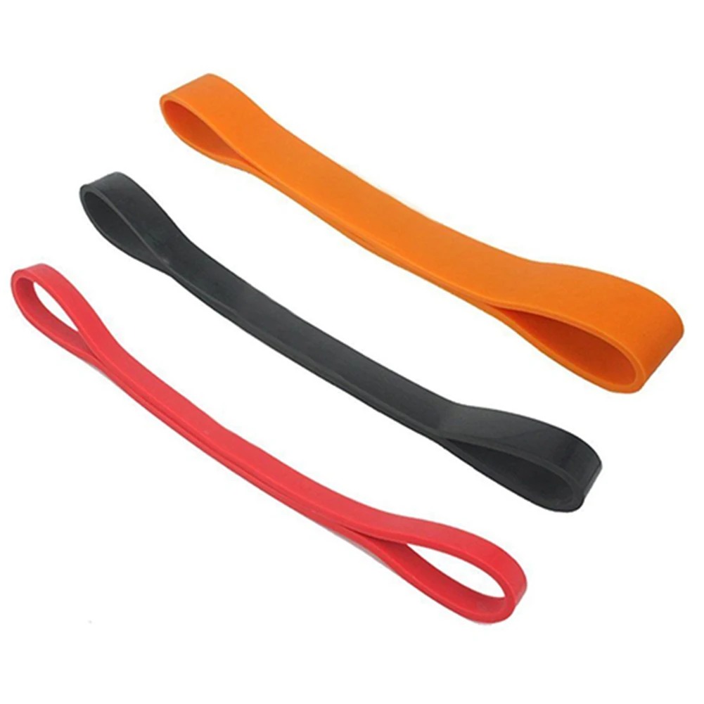 Set of 3 Heavy Duty Resistance Bands Loops Power Gym Fitness Exercise