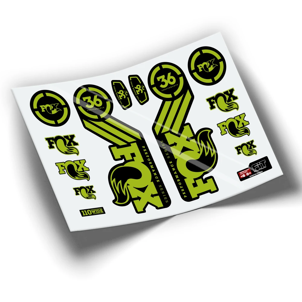 Pegatinas Della Forcella Della Clip Di Fox 36 Performance Series 2016 Wp58 Adesivi