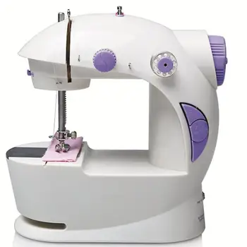 

New Mini Sewing Machines Set Handheld EU Plug Dual Speed Double Thread Electric Automatic Stitching Rewind Sewing Machine